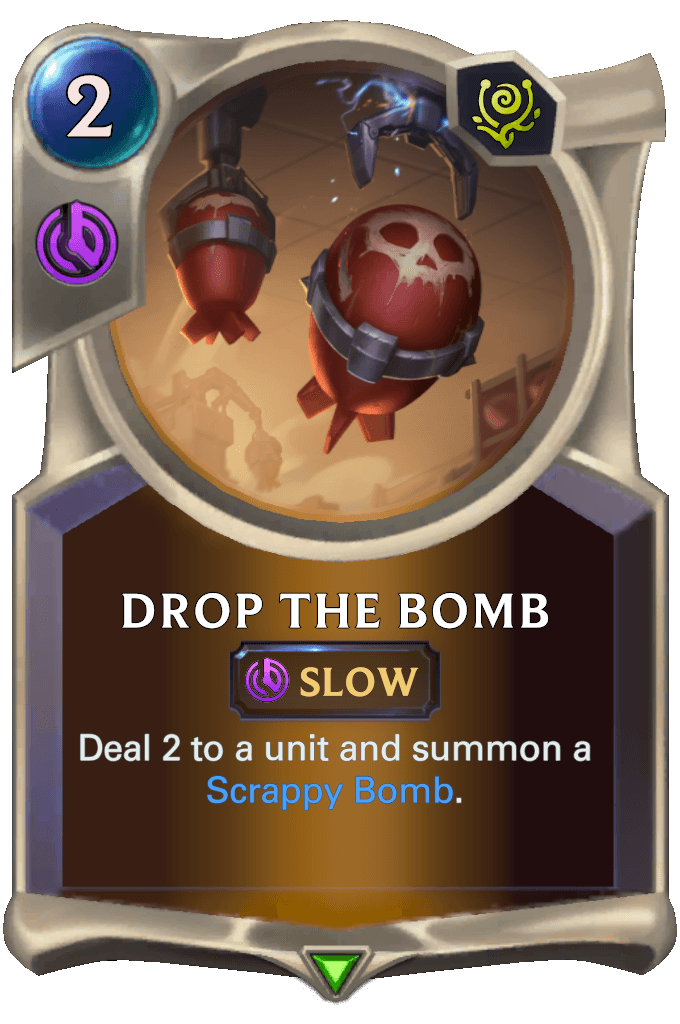 Drop the Bomb