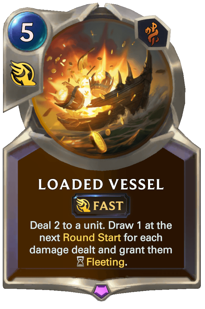 Loaded Vessel