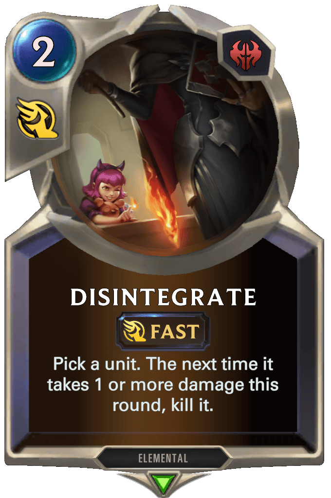 Disintegrate