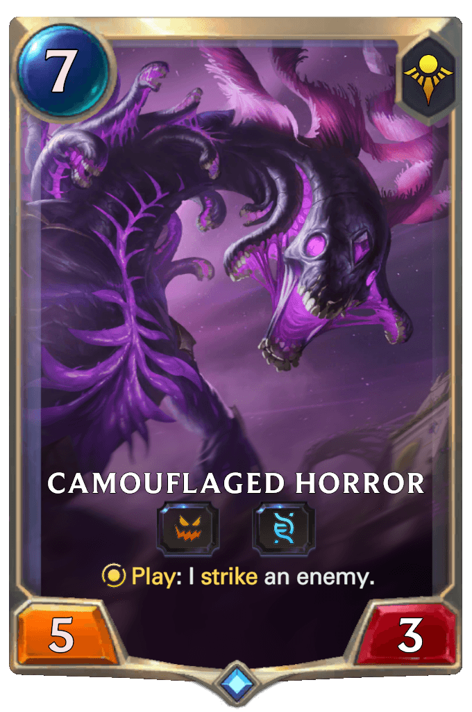 Camouflaged Horror