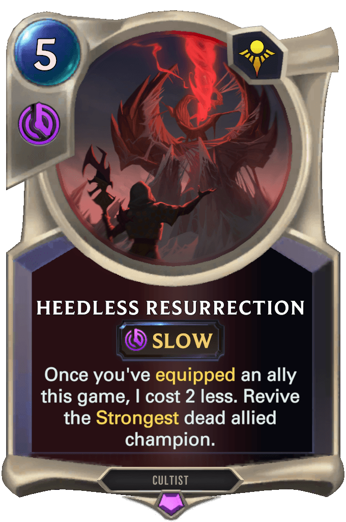 Heedless Resurrection