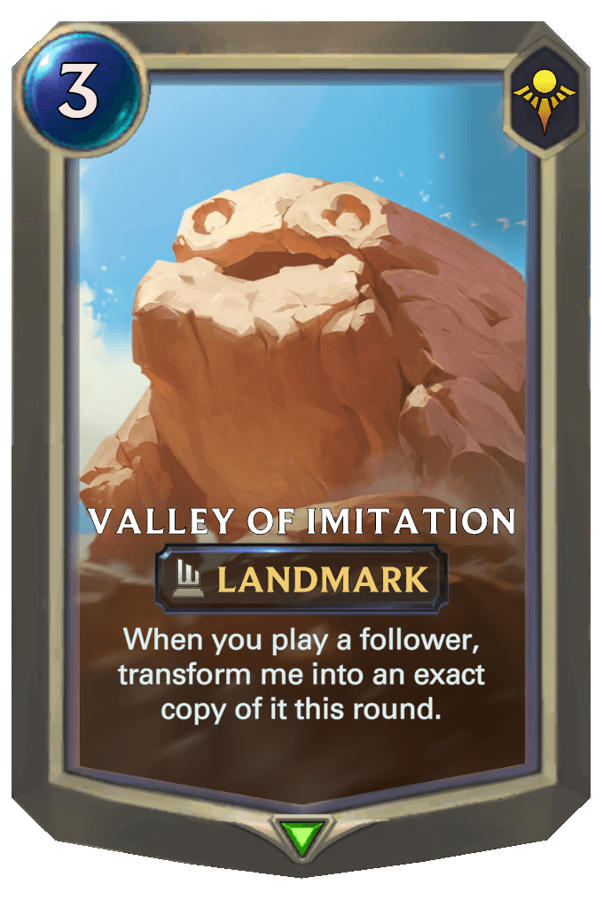 Valley of Imitation