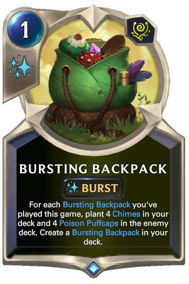 Bursting Backpack