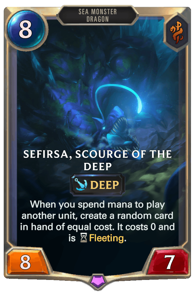 Sefirsa, Scourge of the Deep