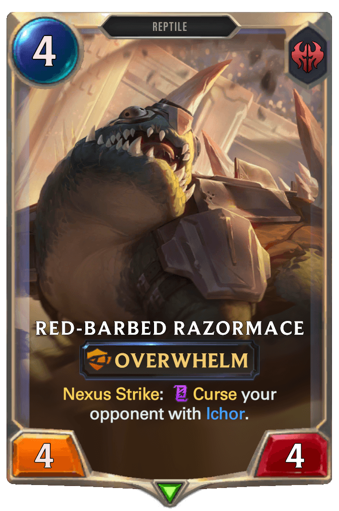 Red-Barbed Razormace
