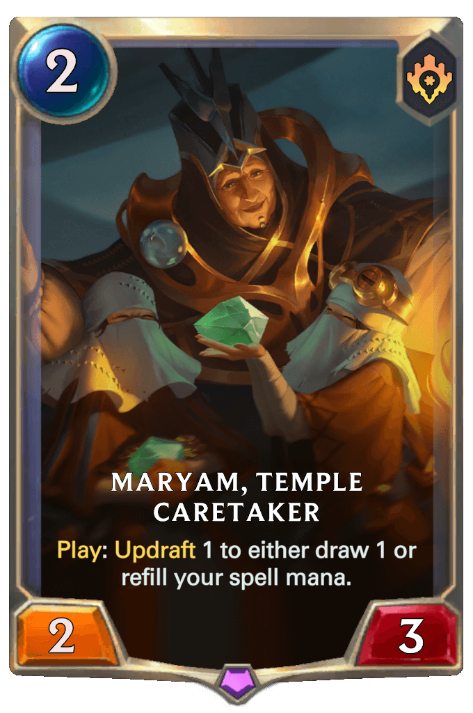 Maryam, Temple Caretaker