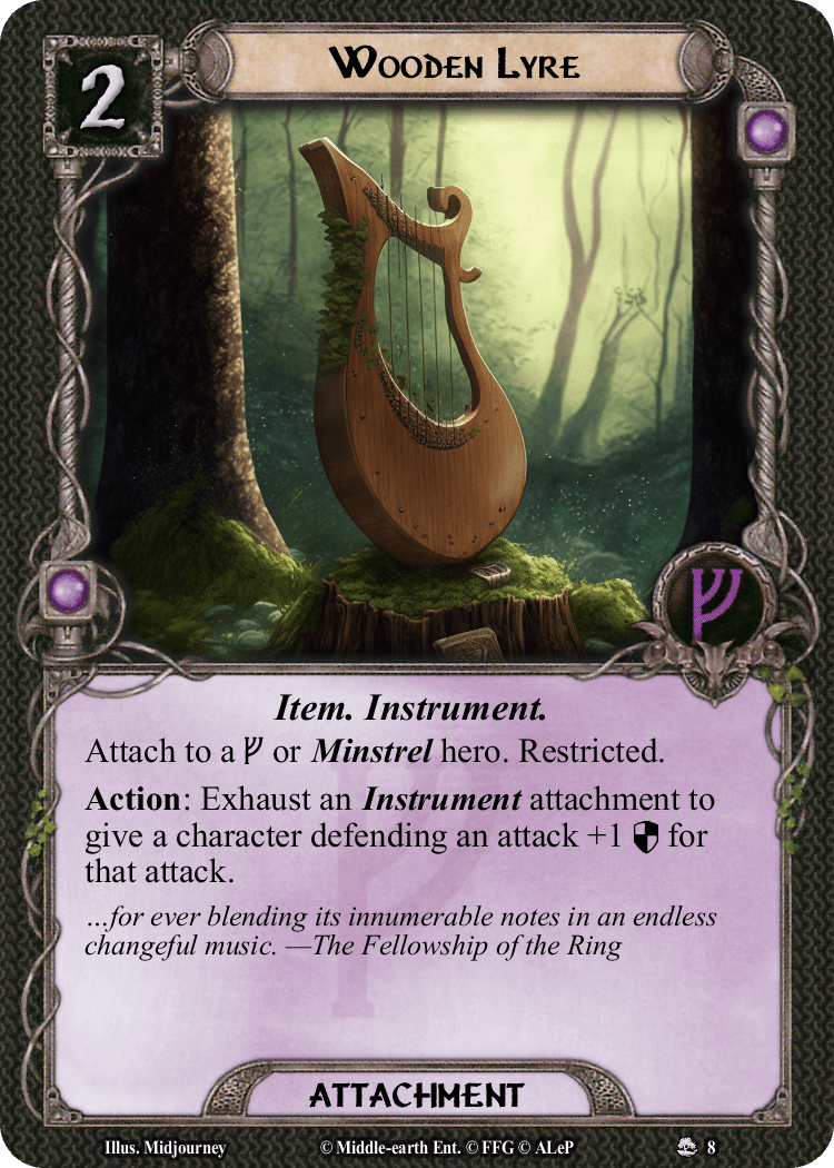 Wooden Lyre