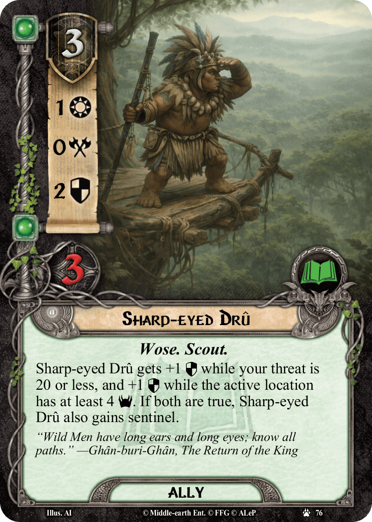 Sharp-eyed Drû