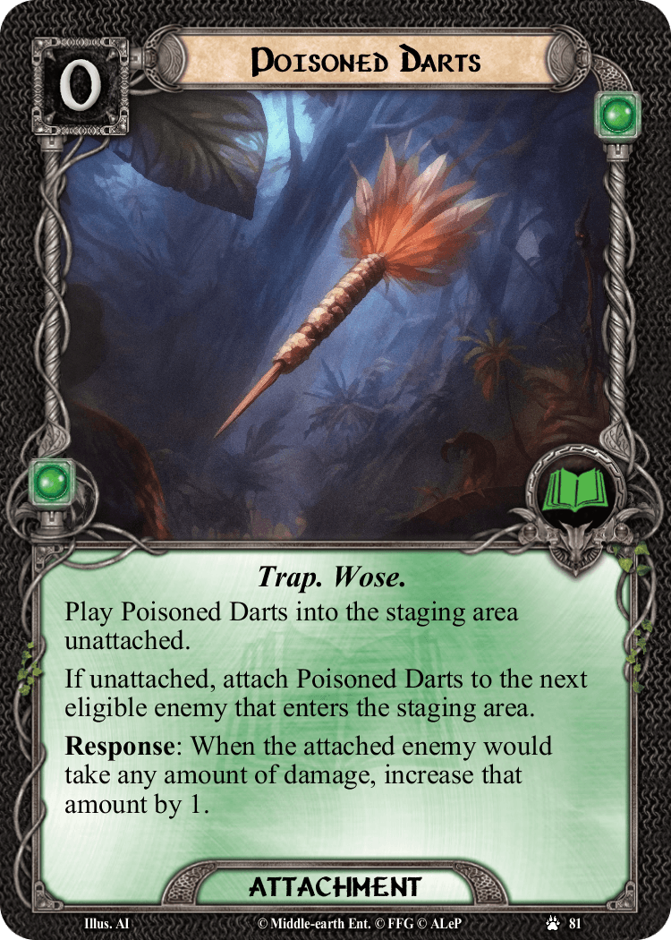 Poisoned Darts