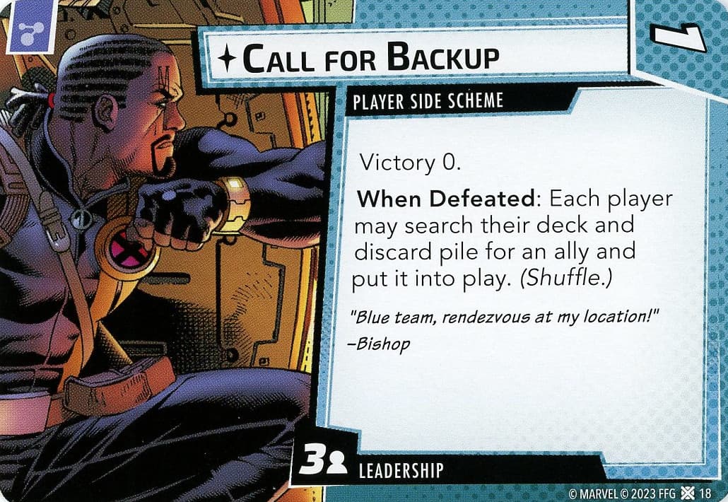 Call for Backup