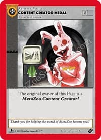 Content Creator Medal