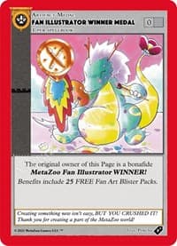Fan Illustrator Winner Medal