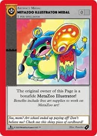 Metazoo Illustrator Medal