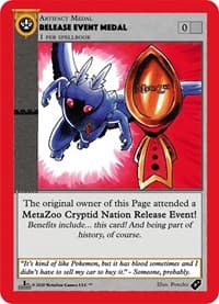 Release Event Medal (Kickstarter)