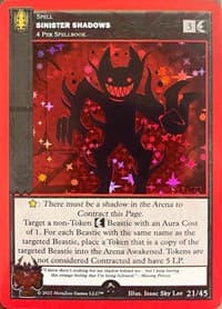 Sinister Shadows (Staff Stamped)