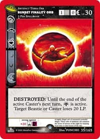 Sunset Finality Orb