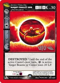 Sunset Finality Orb
