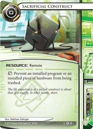 Sacrificial Construct
