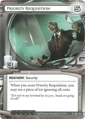 Priority Requisition