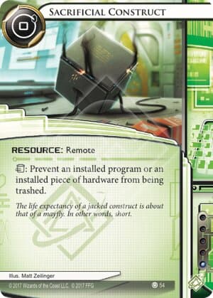 Sacrificial Construct