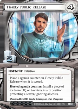 Timely Public Release