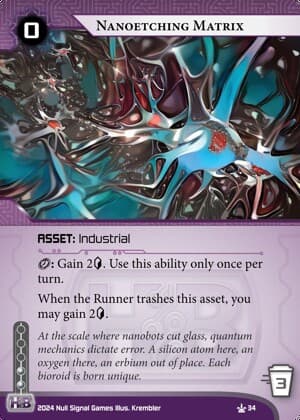 Nanoetching Matrix