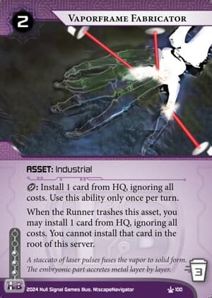 Vaporframe Fabricator