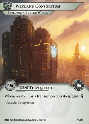 Weyland Consortium: Building a Better World