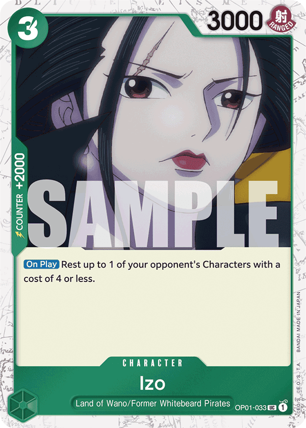 Izo (OP01-033) (Jolly Roger Foil)