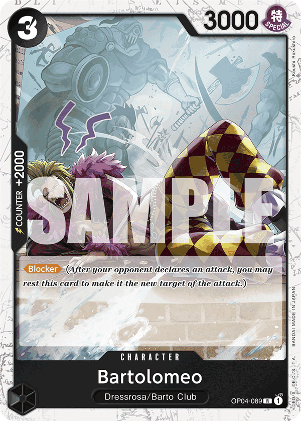 Bartolomeo (OP04-089) (Jolly Roger Foil)