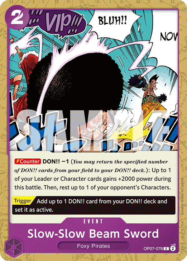 Slow-Slow Beam Sword (Reprint)