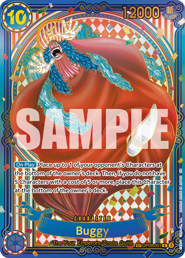 Buggy - OP09-051 (SP) (Gold)