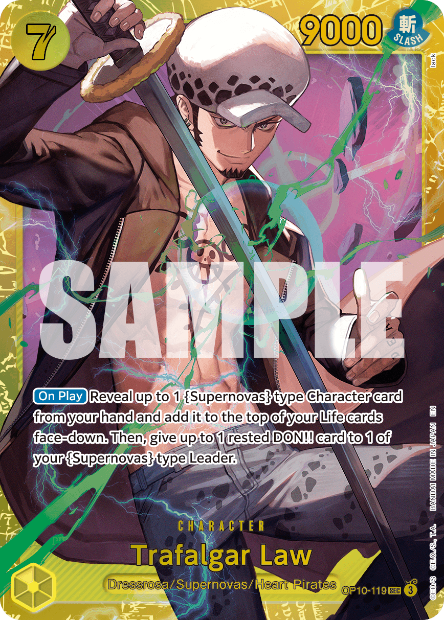 Trafalgar Law - OP10-119 (Reprint)