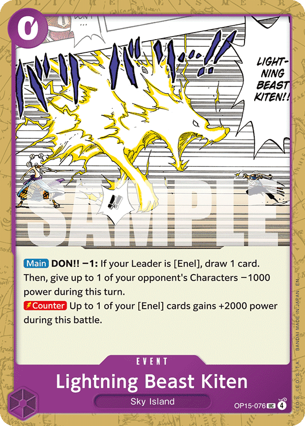 Lightning Beast Kiten (Dash Pack)