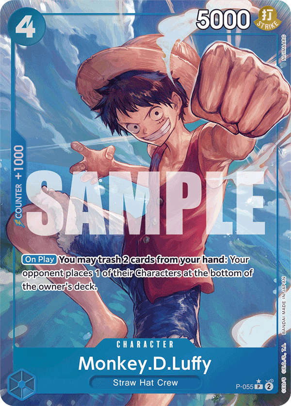Monkey.D.Luffy (P-055) (Full Art)