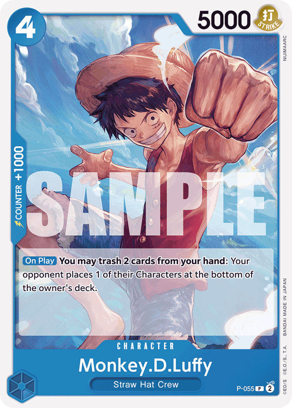 Monkey.D.Luffy (P-055) (Reprint)