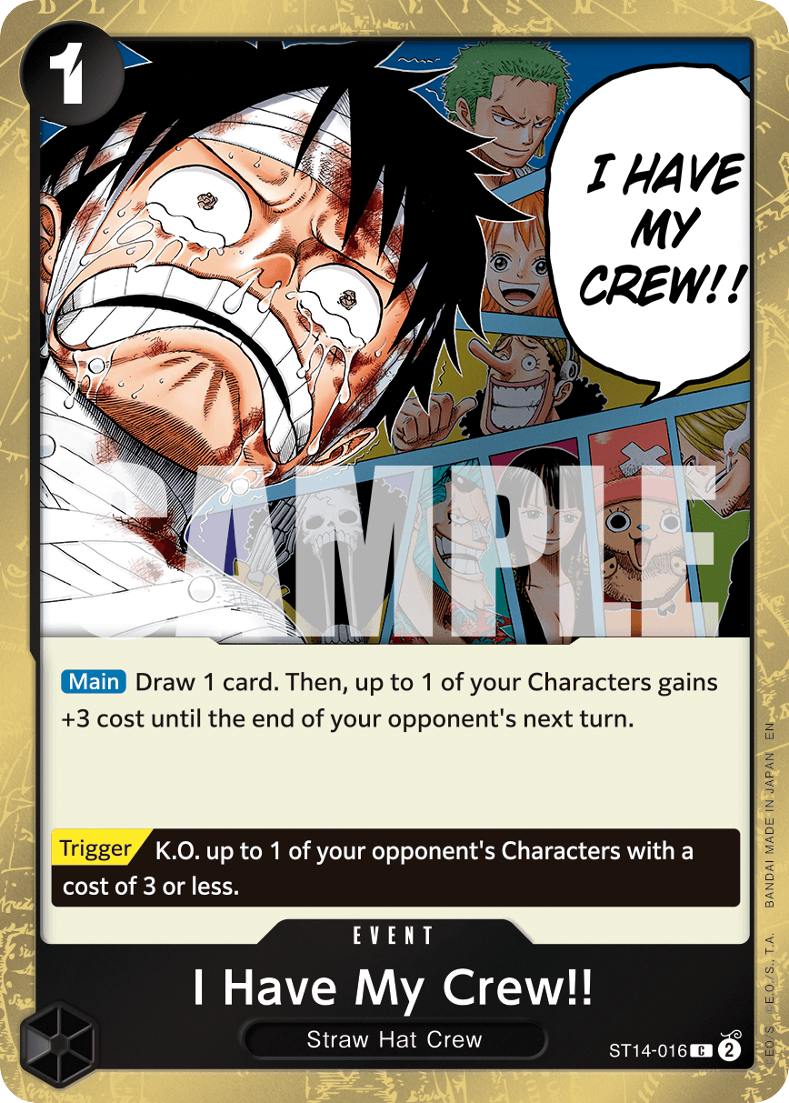 I Have My Crew!! (Pirate Foil)
