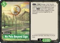 No Pals Beyond Sign
