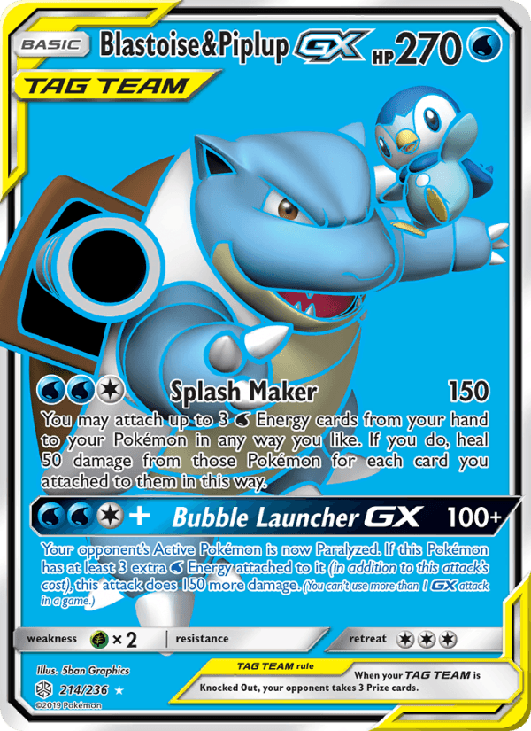 Blastoise & Piplup GX