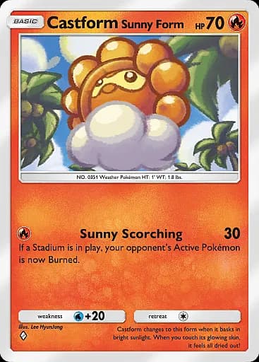 Castform Sunny Form