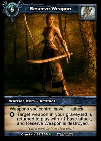 Reserve Weapon