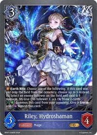 Riley, Hydroshaman