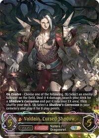 Valdain, Cursed Shadow (Evolved) (U)