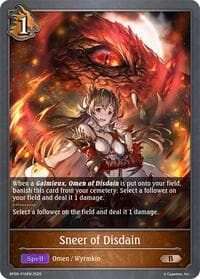 Sneer of Disdain - P16EN (Foil)