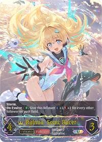 Ralmia, Sonic Racer (Evolved) (U)