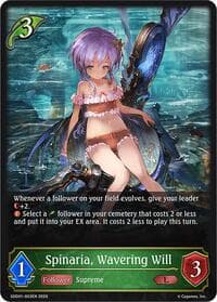 Spinaria, Wavering Will