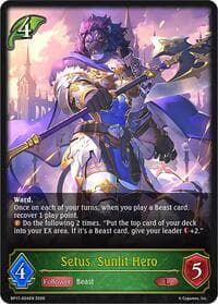 Setus, Sunlit Hero