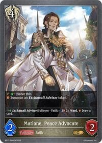 Marlone, Peace Advocate