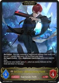 Seishiro, Admonishing Faith (Evolved)