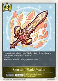 Sanctum Blade Avalon